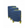 Zestaw bagażu  3 elemetowy Madryt I blue