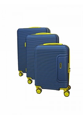 Zestaw bagażu  3 elemetowy Madryt I blue
